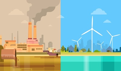 indústria e energia eólica